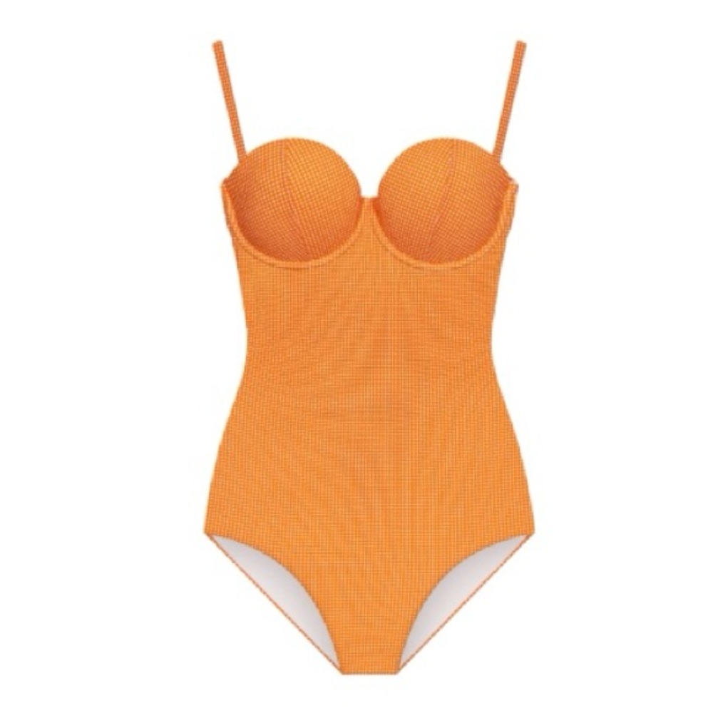 Arabella London | The 9.2.9 One Piece Swimsuit | Mandarin Check M (US 8-10) NWT